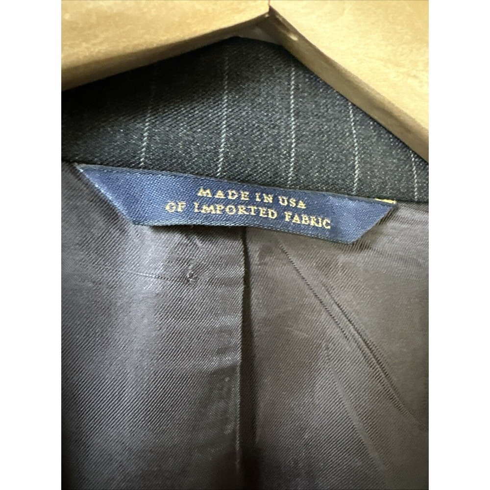 Brooks Brothers 1818 Wool Suit 46R 41W Estrato Trabaldo Togna Makers Luxury USA - Picture 5 of 12
